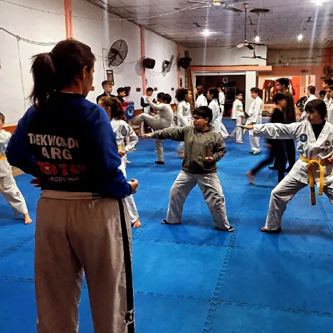 Foto de Directora Técnica - IV Dan ITF Fabiana Ledesma de la escuela de taekwondo Hwa-rang en Alta Gracia