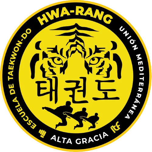 Logo de la escuela de taekwondo Hwa-rang en Alta Gracia
