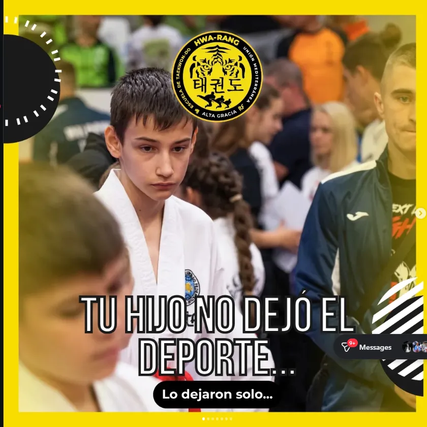 Tu hijo no dejo el deporte
